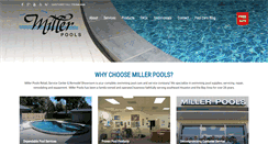 Desktop Screenshot of millerpools.com