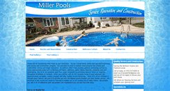 Desktop Screenshot of millerpools.net